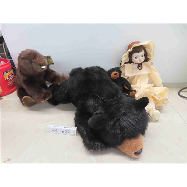 Cuddlekins Beaver, Northern Wildlife Bear, Vintage