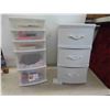 Image 1 : 3 Drawer Organizer 25'' x 13'' x 17'' , 5 Drawer Organizer 26'' x 