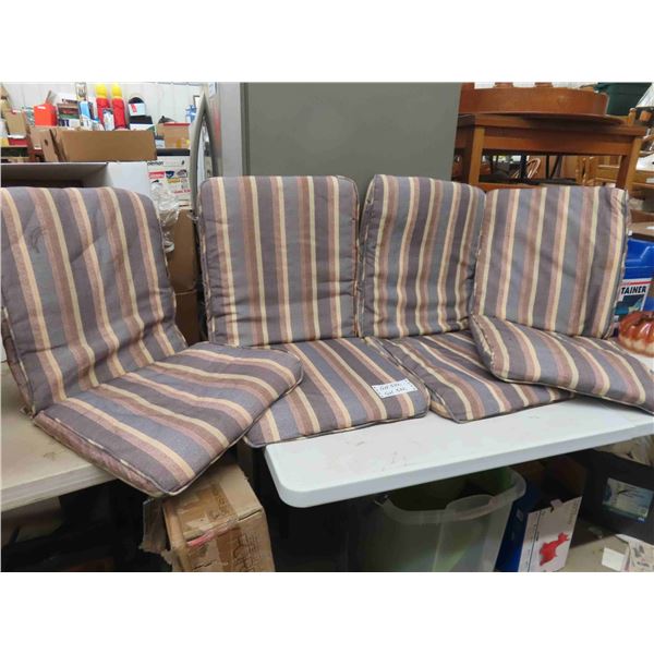4 Matching Patio Chair Cushions
