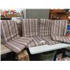 Image 1 : 4 Matching Patio Chair Cushions