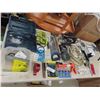 Image 1 : Box of Tools: Rotary Tool, Saw, Caulking Gun 