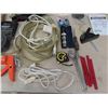 Image 2 : Box of Tools: Rotary Tool, Saw, Caulking Gun 