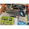 Image 8 : Box of Tools: Rotary Tool, Saw, Caulking Gun 