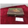 Image 1 : Vintage Edwardian Era Metal Humidor Cigar Tin with Men 