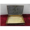 Image 2 : Vintage Edwardian Era Metal Humidor Cigar Tin with Men 