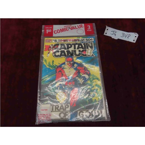 Captain Canuck Super Comic Value 3 Pack in Factory Poly 