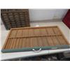 Image 2 : 2 Vintage Printing Trays, Overnight Case 