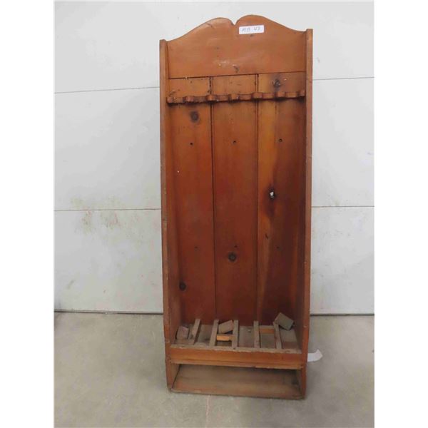 Wooden Gun Rack 56'' x 22'' x 9''