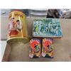 Image 4 : Metal Tins, Meat Grinder, Sad Irons, Avon Bottles with 