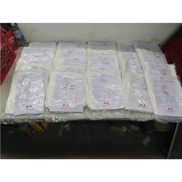 Box of 23 Level 3 White Isolation Gowns, Great 
