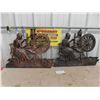 Image 1 : 2 Copper Craft Style Pictures 26'' x 20'' 