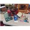 Image 1 : Marine Gas Tank, Tackle Box with Reels, Weights, Lures & More 