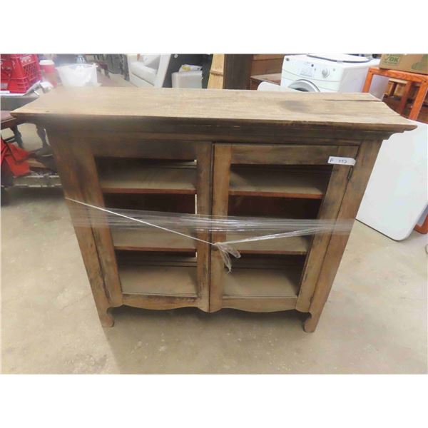 China Cabinet, Originally a Hutch Off a Kitchen Cabinet 