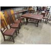 Image 1 : Dining Room Table 42'' x 56'' x 30'' & 9 Chairs 