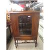 Image 1 : Walnut China Cabinet 59'' x 37'' x 15'' 