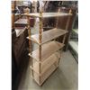 Image 2 : Open 5 Tier Shelf 56'' x 32'' x 12'' 