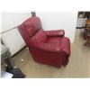 Image 1 : Leather/Leather Style Reclining Chair 