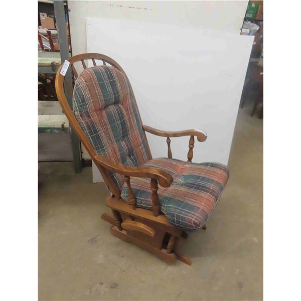 Gliding Rocker with Pop Out Foot Rest 