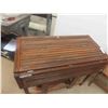 Image 3 : Space Saver Drop Leaf Table with 4 Folding Tucked 