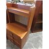 Image 2 : 2 Night Stands 46'' x 27'' x 19'' , Teak Headboard 46'' x