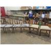Image 1 : 6 Dining Room Chairs, Matching to Style Upholstry Then
