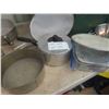 Image 3 : Storage Tub with Pots, Baking Pans, Kitchen Items 