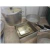 Image 4 : Storage Tub with Pots, Baking Pans, Kitchen Items 