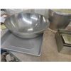 Image 5 : Storage Tub with Pots, Baking Pans, Kitchen Items 