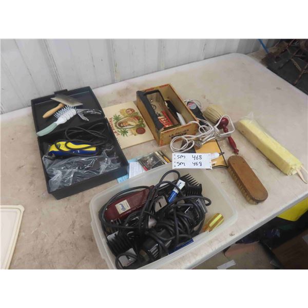 2 Barber Clipper Haircutting Sets , Pet Grooming Set