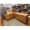 Image 1 : 4pce Bedroom Set : Dresser 31'' x 57'' x 18'' Plus Mirror