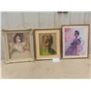 Image 1 : 3 Framed Pictures Largest is 21'' x 17'' 
