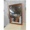Image 1 : Wood Framed Mirror 29'' x 41''