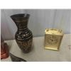 Image 3 : Jewelry Box, Carriage Style Clock, Vase, Ornaments