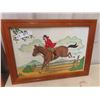 Image 3 : 2 Horse Pictures Framed Up 21 1/2'' x 16'' 