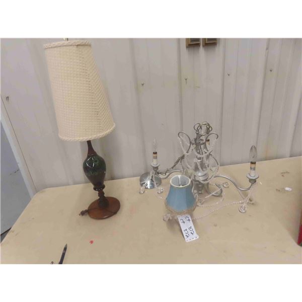 Chandlier, Table Lamp 