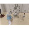Image 2 : Chandlier, Table Lamp 