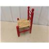 Image 2 : Painted Chair with Wicker Seat 