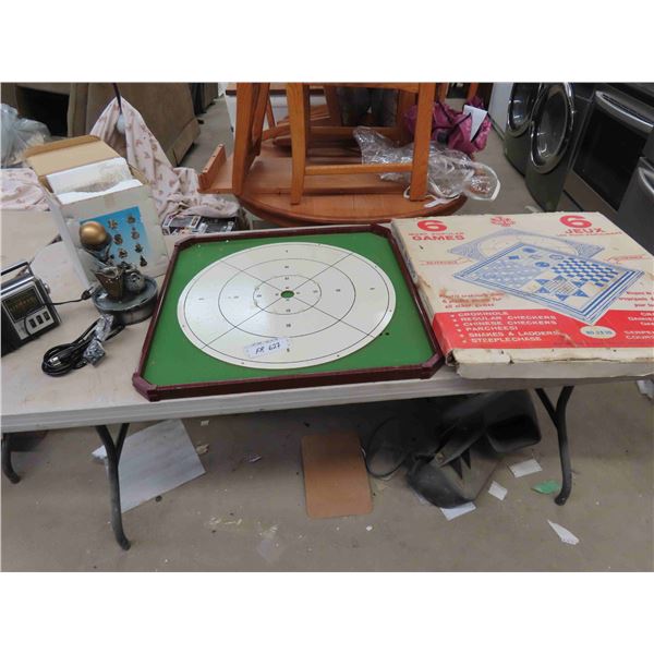 Crokinola Board With 6 Games. No Playing Pieces + 