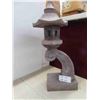 Image 1 : Large Curved Oriental Stone Latern 30" High