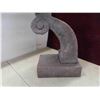 Image 2 : Large Curved Oriental Stone Latern 30" High