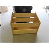 Image 4 : 2 Wooden Folding Chairs, Magazine Rack + 2 Upholstered