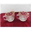 Image 8 : 14 Pieces Pressed Glass 1902 Mahattan Pattern. 