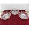 Image 2 : 14 Pieces Pressed Glass 1902 Mahattan Pattern