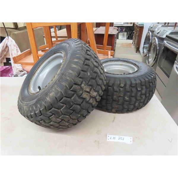 2 Lawn Tractor Tires With Rims 18 X 8.5 X 8
