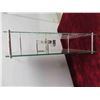 Image 3 : Modern Glass Clock 14 1/2 X 10 X 3" + Cael