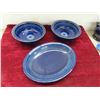 Image 2 : 11 Pieces Fiestaware Tea Pot, 4 Mugs, Pasta Bowls,