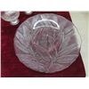 Image 3 : Glass Ice Cream Dishes, Typographic Platter Footed