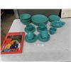 Image 1 : 22 Pieces Fiestaware + Fiesta Collectors Book