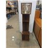 Image 1 : Brent Wood Floor Model Clock / Shelf Combo 