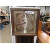 Image 2 : Brent Wood Floor Model Clock / Shelf Combo 